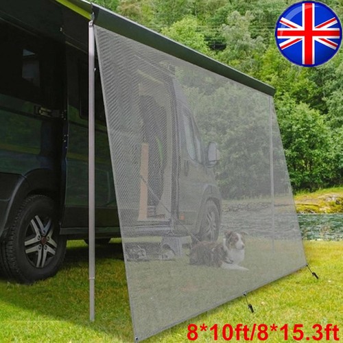 Awning sun shade screen - rv,