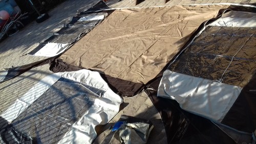 Trio 700cm caravan awning - caravan,