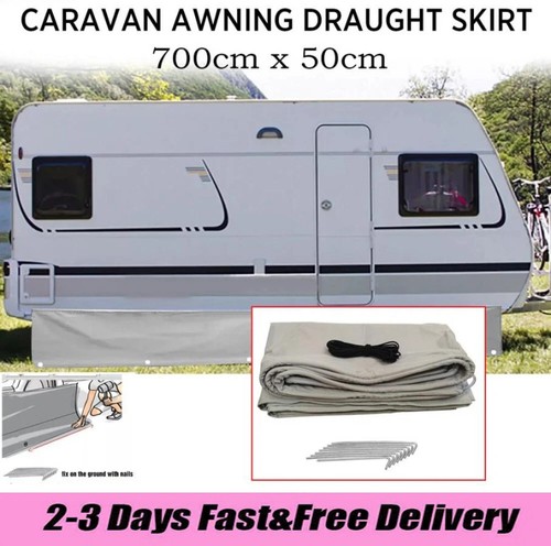 Awning draft skirt - awning, 7m