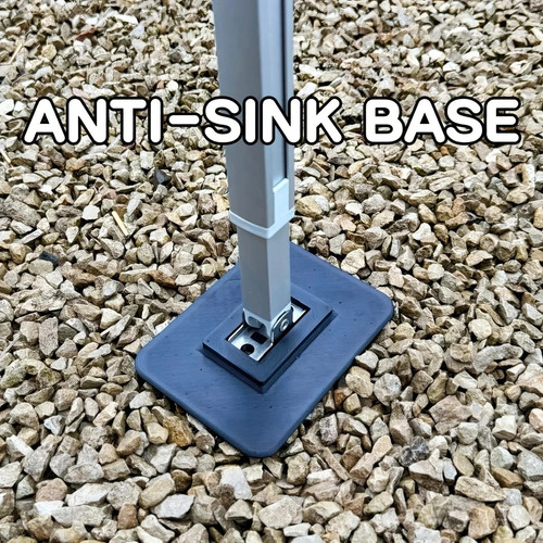 Awning leg plate anchor - awning,