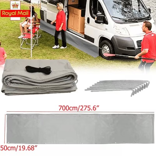Awning draft skirt 7m - rv,