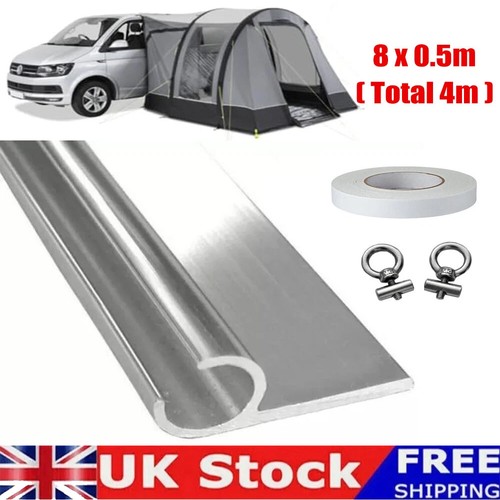 Channel awning rail 4m - c,